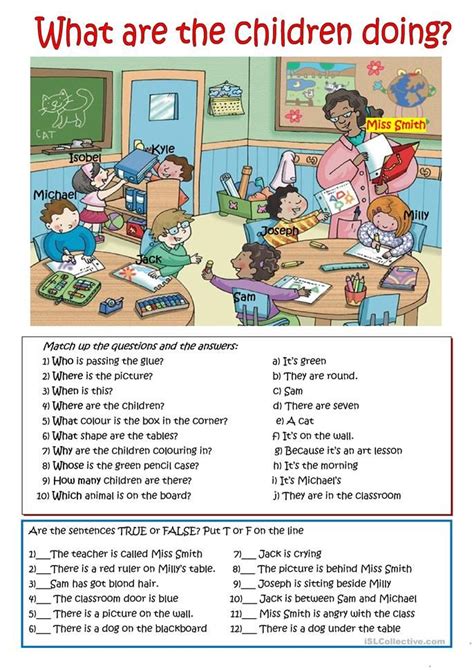 ESL Worksheets for Children