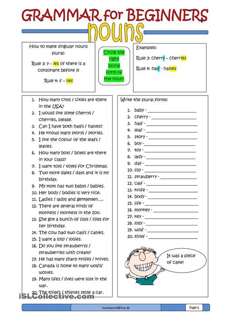 ESL Worksheets for English Learners