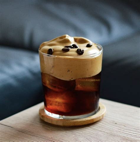 A shot of espresso adds a boost to the Black Russian