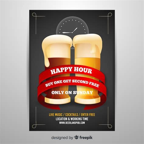 Including Essential Details on Your Happy Hour Poster