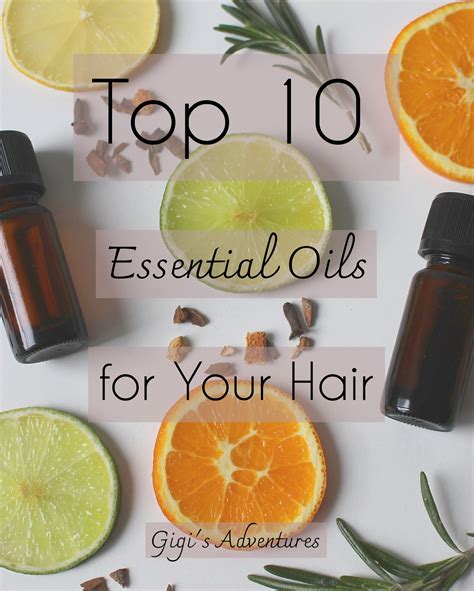 Essential oils for hair