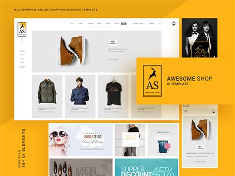 Clothing brand website templates