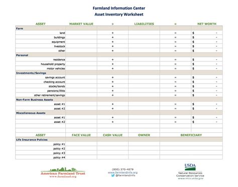 Estate Asset Distribution Template Example