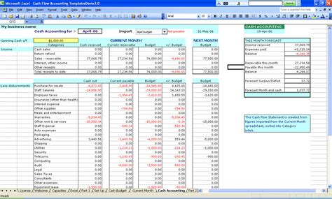 Estate Executor Spreadsheet Template 3