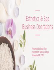 Esthetician Business Operations and Management