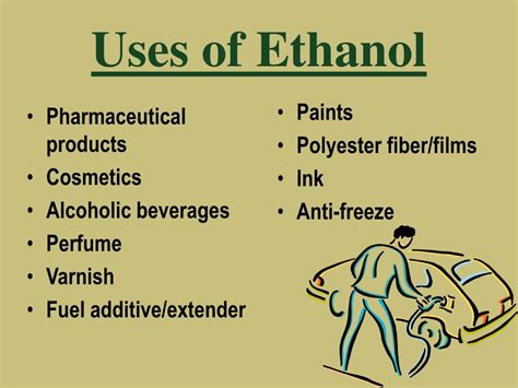 Ethanol Uses