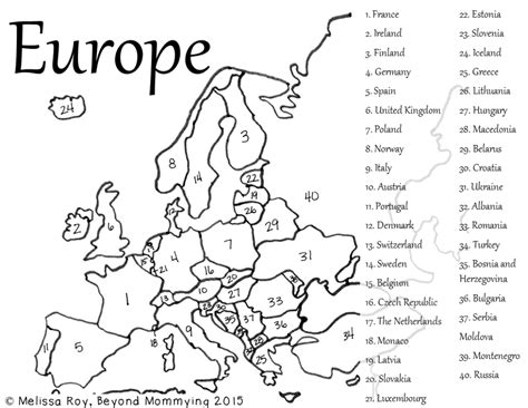 Europe Map Learning