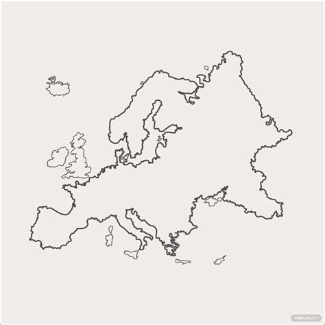 Europe Map Templates