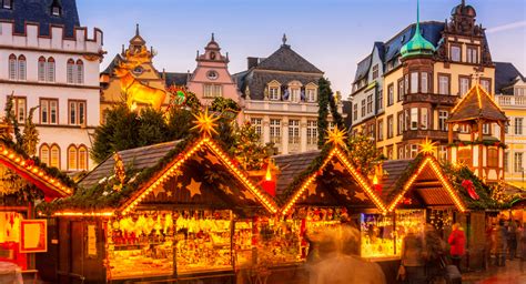 European Christmas Market Shopping