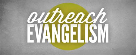 Evangelism Outreach Ideas