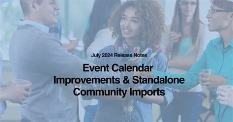 Event Calendar Improvement