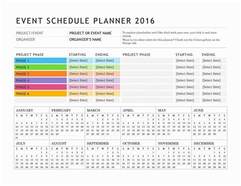 Event Calendar Planning Ideas