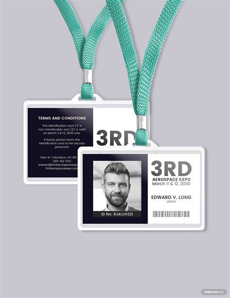 Event ID Card Template