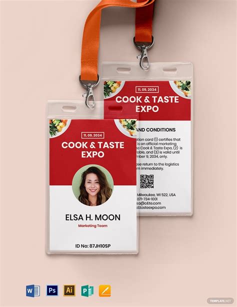 Event ID Card Template