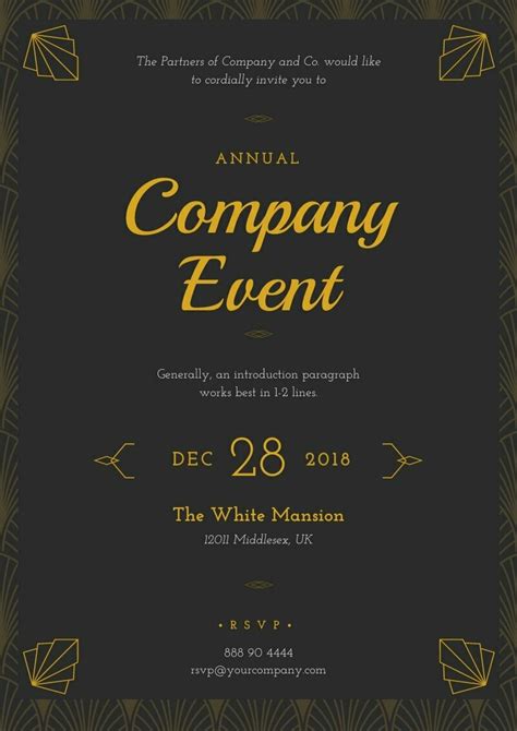 Event Invitation Template