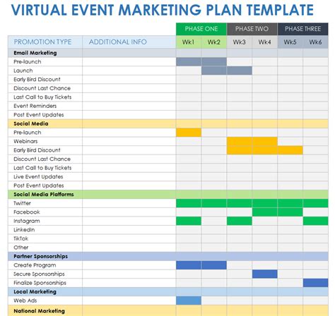 Event Planning Checklist Template in Smartsheet