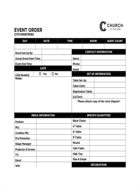 Event Planning Template