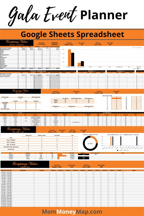 Gala Event Planning Template