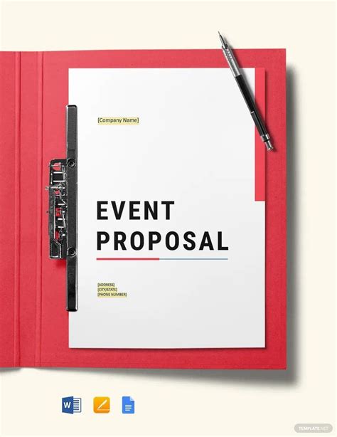 Event Proposal Template Google Docs