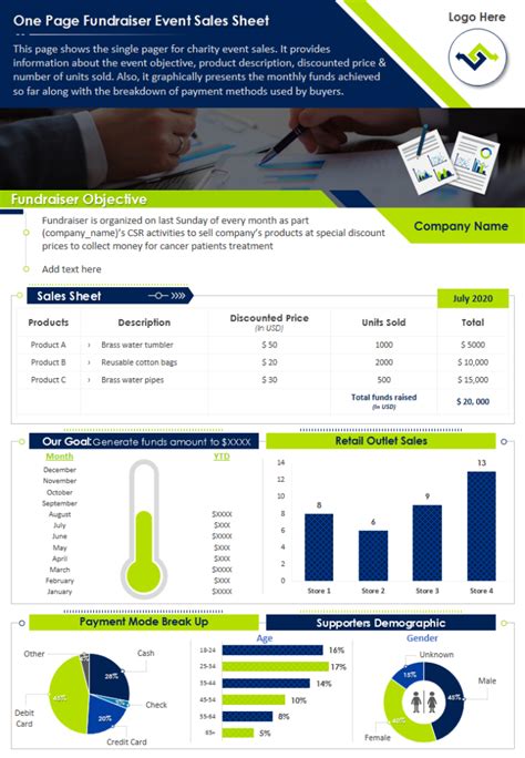 Event Sales Sheet Template