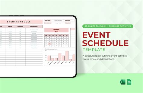 Event Schedule Template Excel