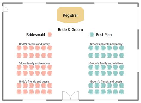 Example of an event seating chart example