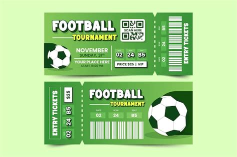 Event-Specific Football Ticket Template Example