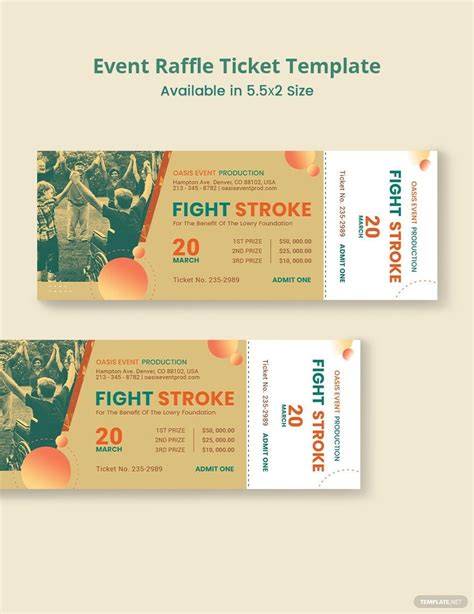 Event Ticket Template Illustrator