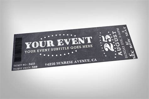 Event Ticket Templates