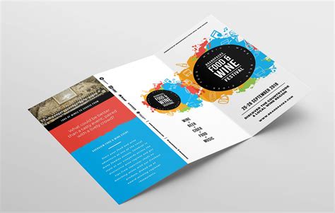 Event tri-fold brochure template