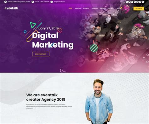 Event Website Template