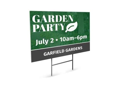 Event Yard Sign Template