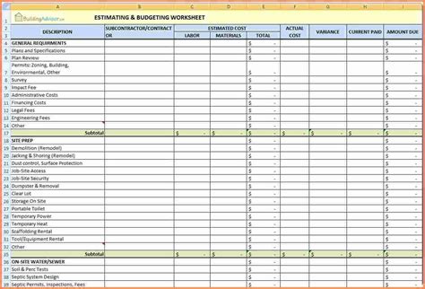 Example of Job Cost Report Template in Excel