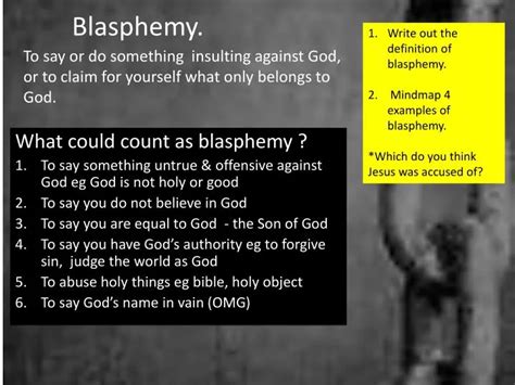 Examples of Blasphemy: A Comparison