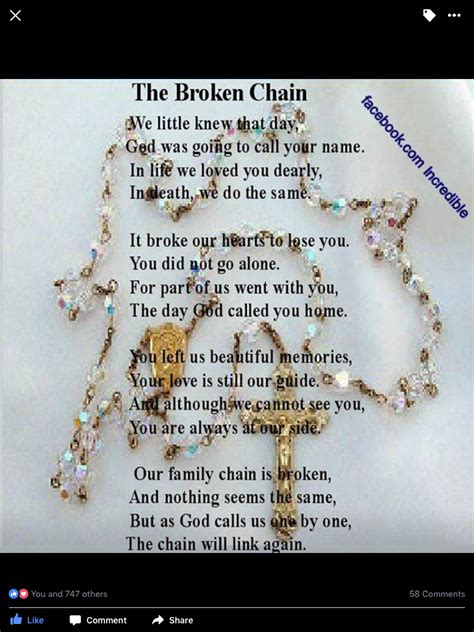 Examples of Broken Chain Poem Printables