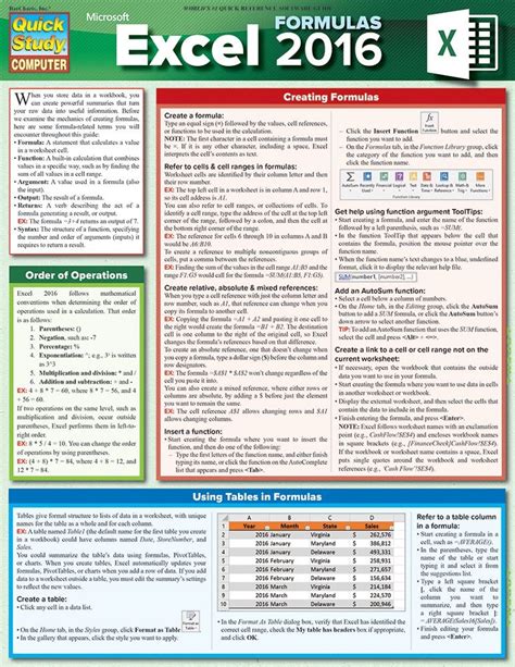 Excel 2016 Formula Tips