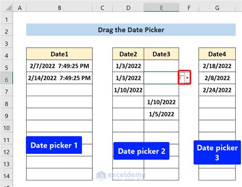 Excel 365 Date Picker