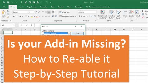 Excel Add-ins Disabled