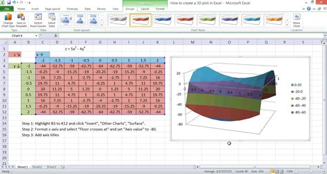 Excel Add-ins for 3D Plotting