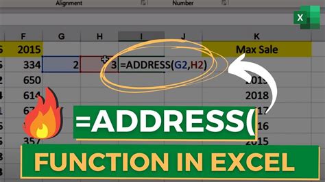 Excel Address Function