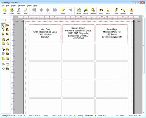 Excel Address Label Template