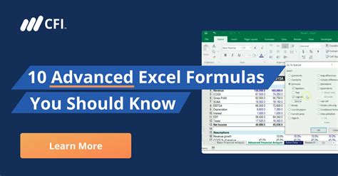 Excel Advanced Formulas