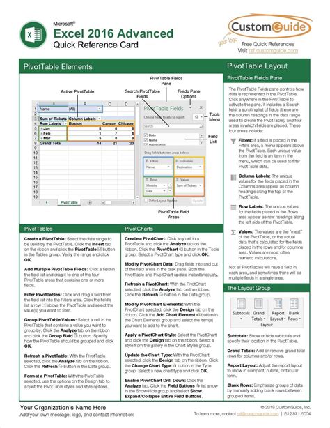 Excel Advanced Techniques 2016