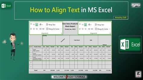 Excel Alignment Tips 4