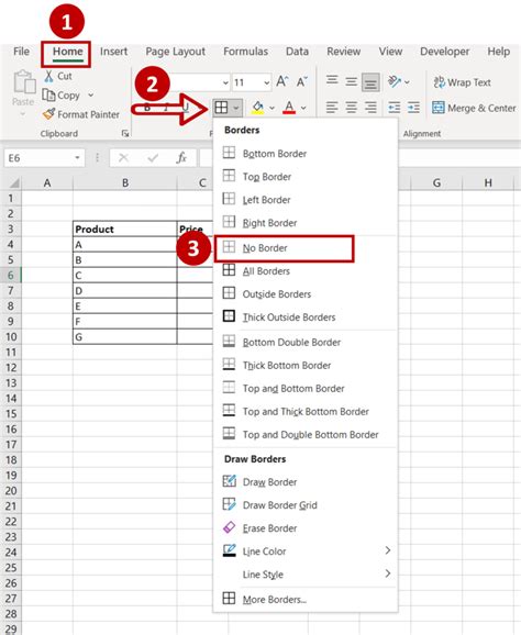 Excel All Borders Not Working