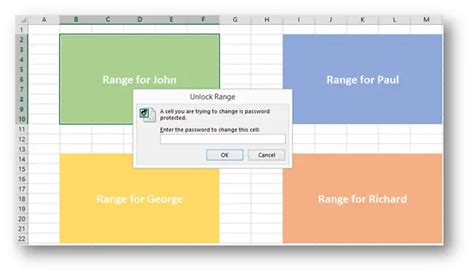 Excel Allow Users to Edit Ranges 4