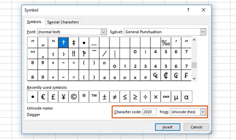 Excel ALT Code Gallery