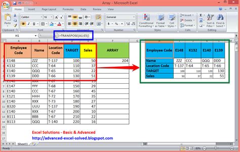 Excel array formula advanced techniques