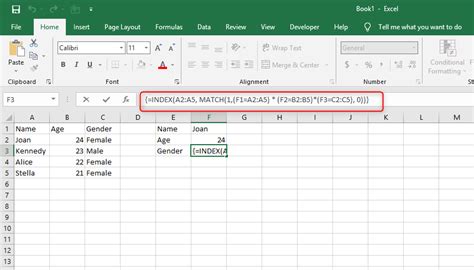 Excel array matches