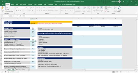 Excel Auditing and Compliance